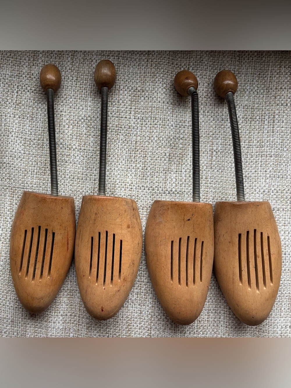 Wooden Shoe Horns Vintage Men’s Size 11-12 Two Pairs
